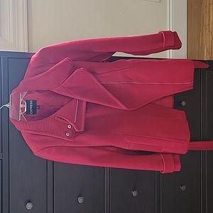 Express Red Peacoat